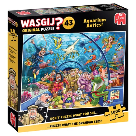 Puslespill 1000 Wasgij Aquarium Antics