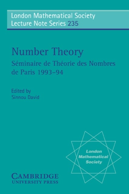 Number Theory - Seminaire de theorie des nombres de Paris 1993–94