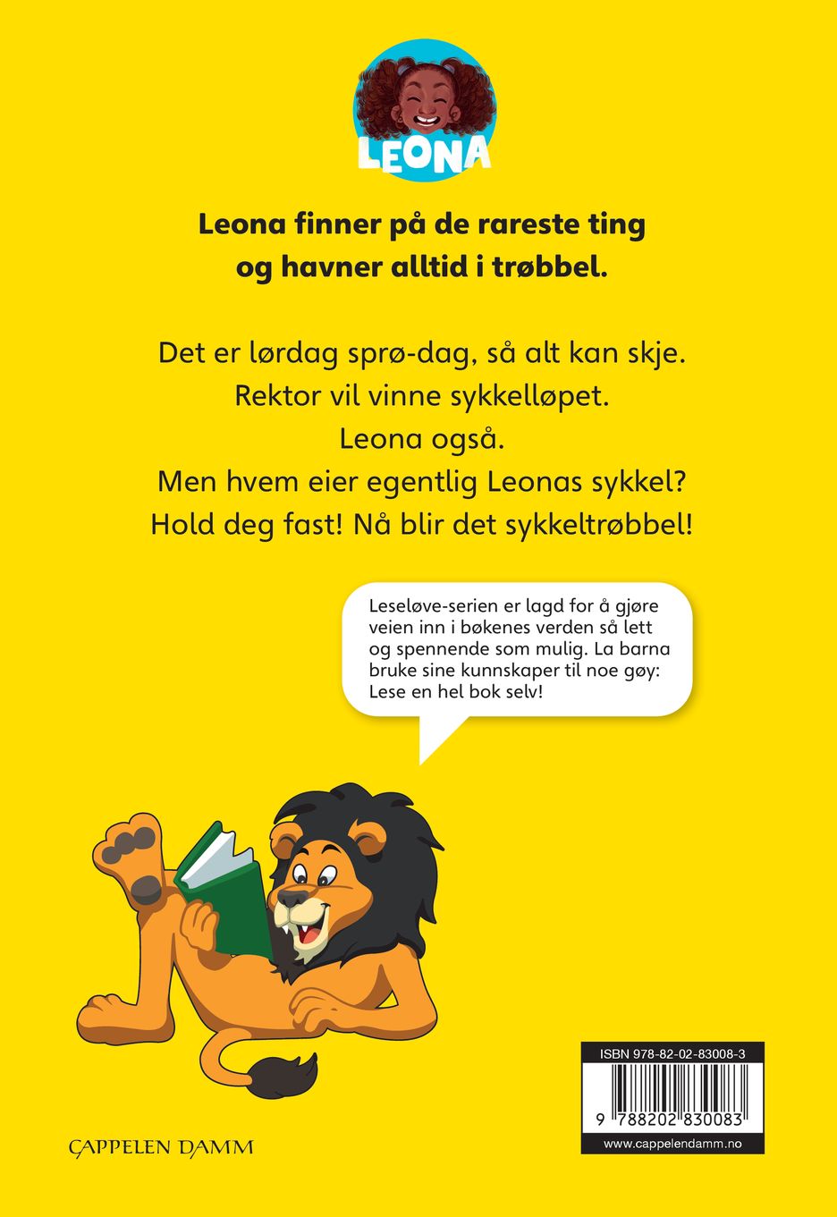 Leona i sykkeltrøbbel