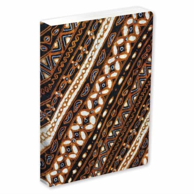 Journal Batik Udan Liris Drizzling Rain - Blank Lined 144 Page A5 Notebook