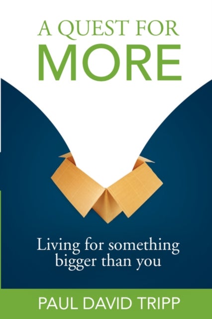 A Quest for More – Living for Something Bigger than You - Living for Something Bigger than You