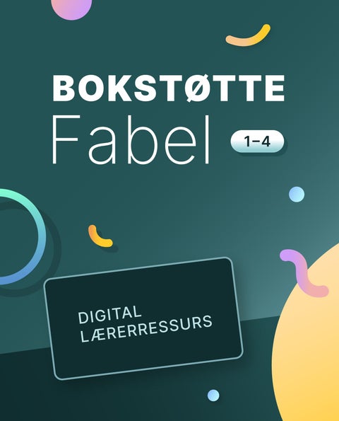 Fabel 1-4, Bokstøtte - norsk for barnetrinnet