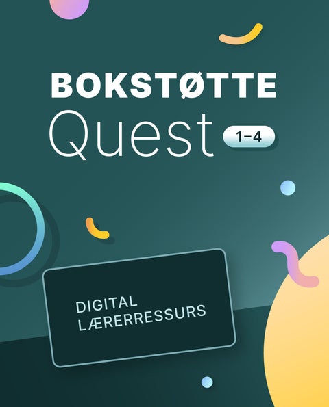 Quest 1-4, Bokstøtte - engelsk for barnetrinnet