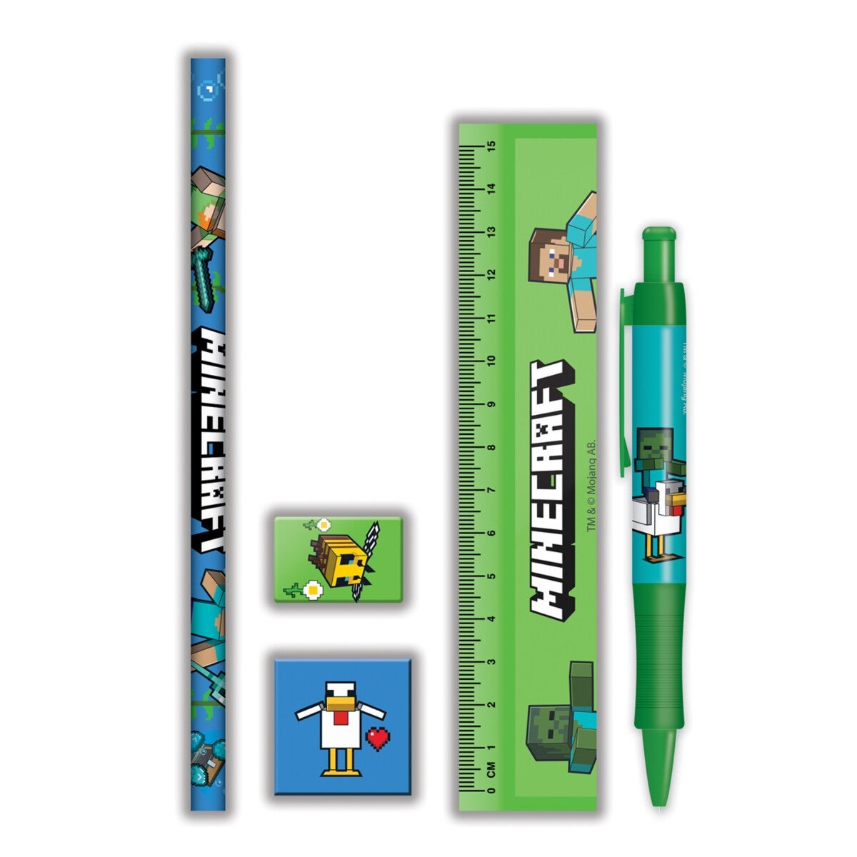Skrivesett Minecraft 5 deler