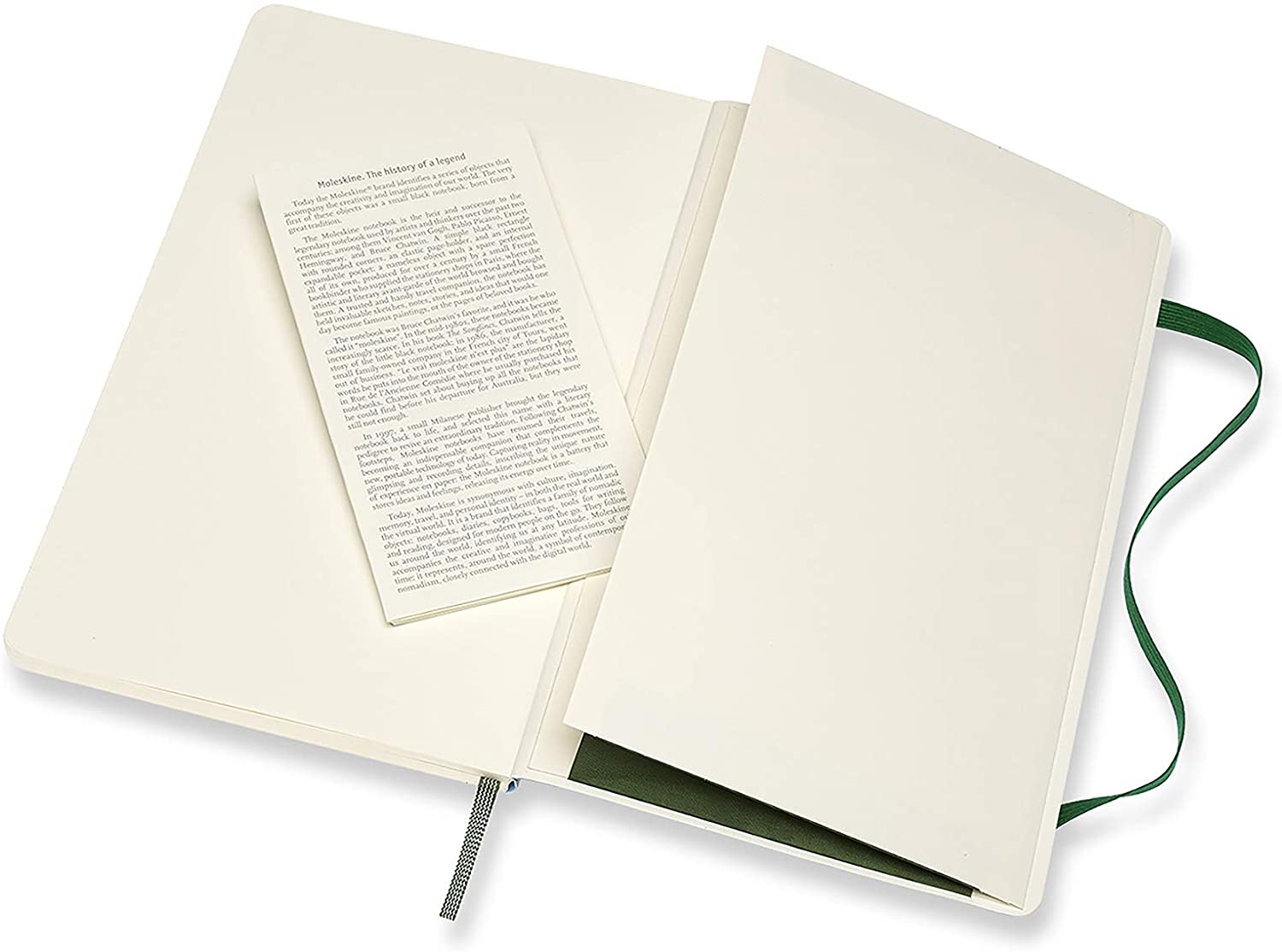 Moleskine Notatbok Linjert Myrtle Green Soft Large