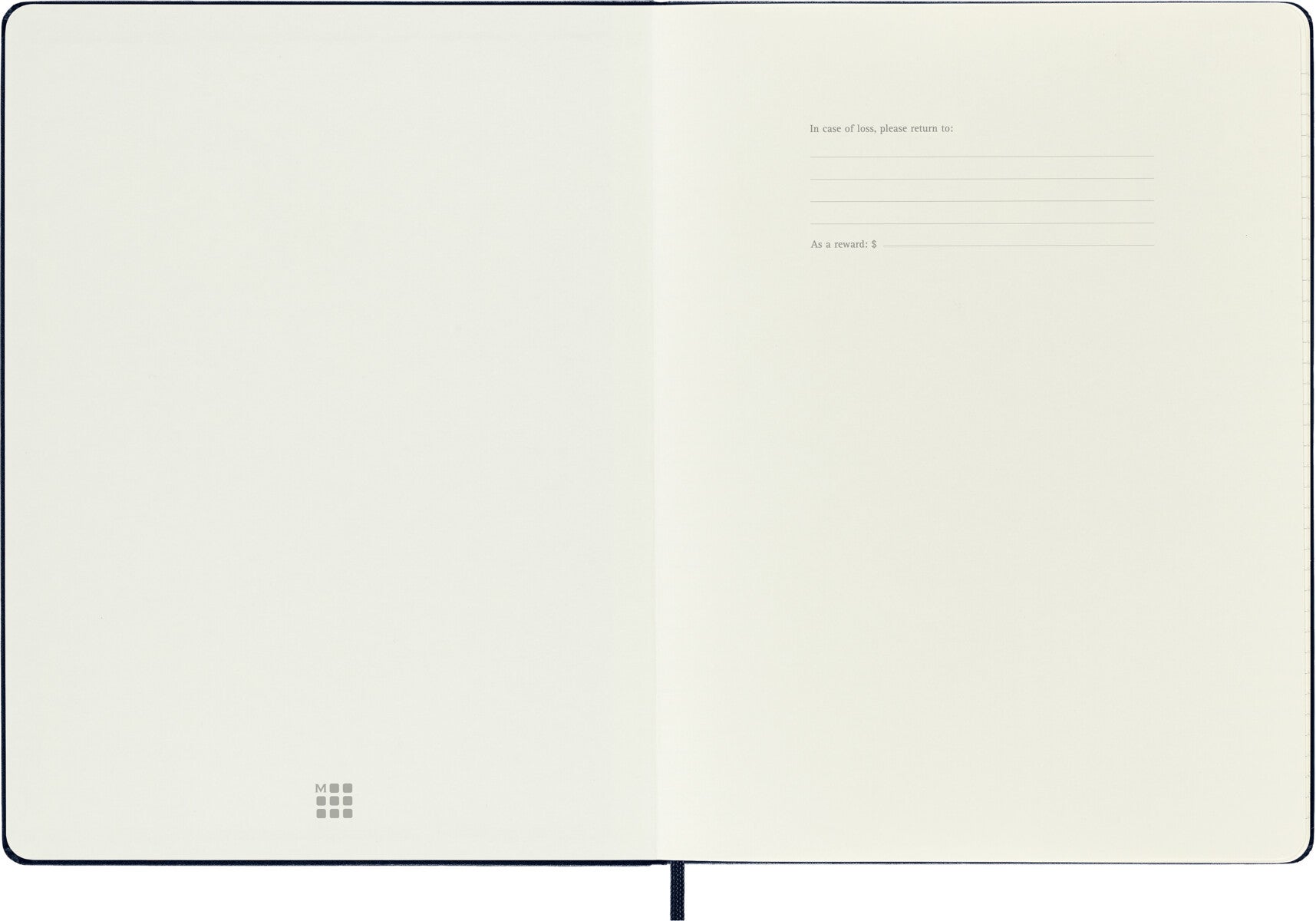 Moleskine Notatbok Linjert Sapphire Blå Hard XL