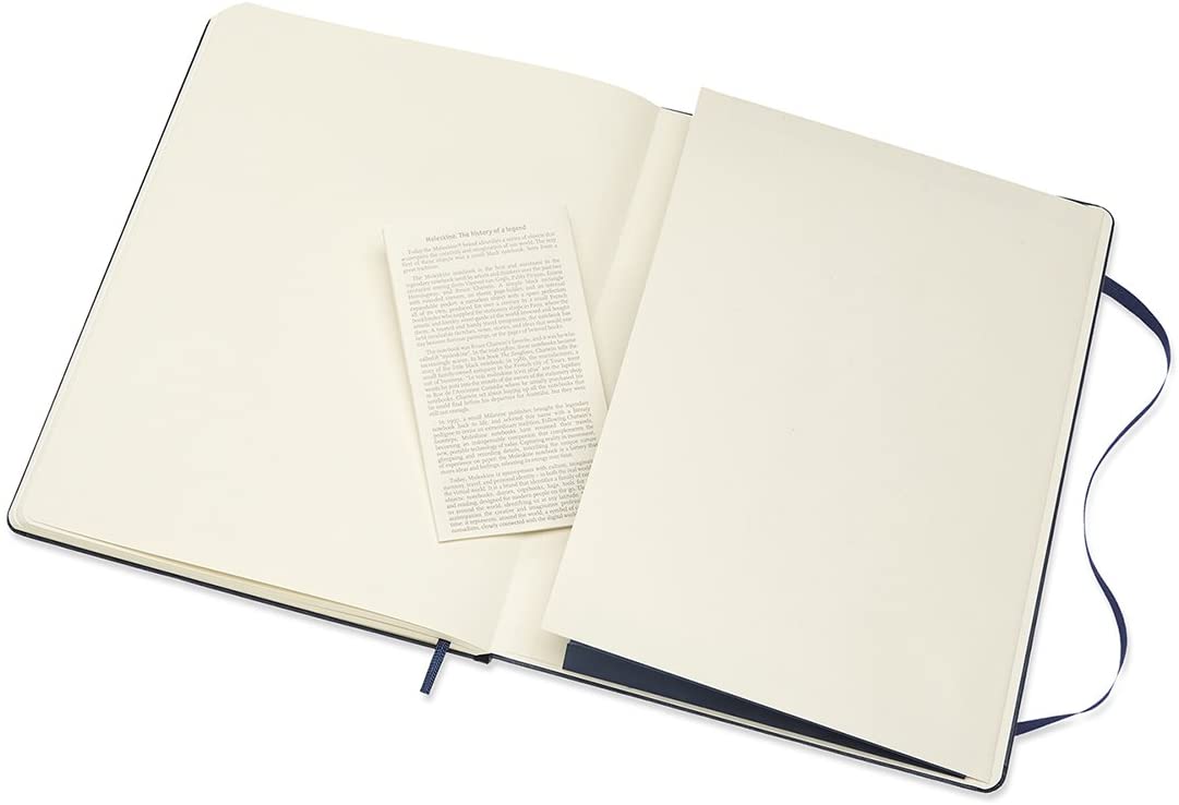 Moleskine Notatbok Ulinjert Sapphire Blå Hard XL