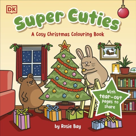 Super Cuties A Cosy Christmas Colouring Book - 30 Cute and Festive Illustrations For All Ages