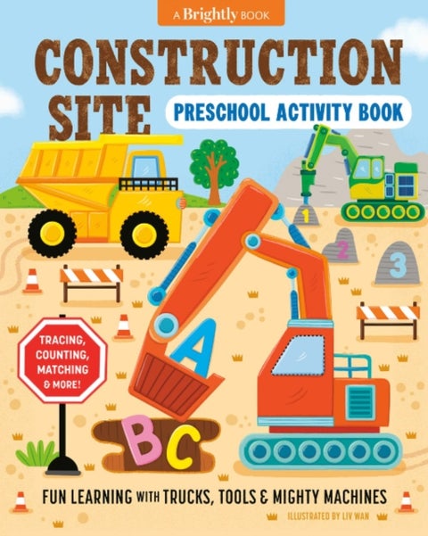 Construction Site Preschool activity Book - Fun Learning with Trucks, Tools, and Mighty Machines