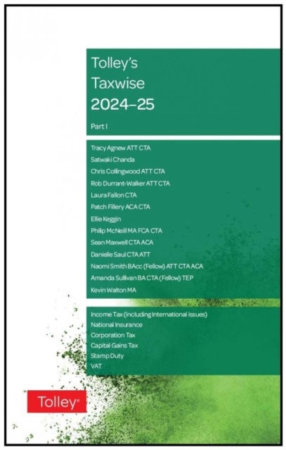 Tolley''s Taxwise I 2024-25