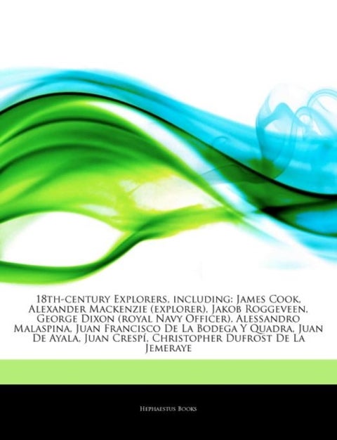 Articles on 18th-Century Explorers, Including - James Cook, Alexander MacKenzie (Explorer), Jakob Roggeveen, George Dixon (Royal Navy Officer), Alessandro Malaspina, Juan Francisco de La Bodega y Quadra, Juan de Ayala, Juan Crespa