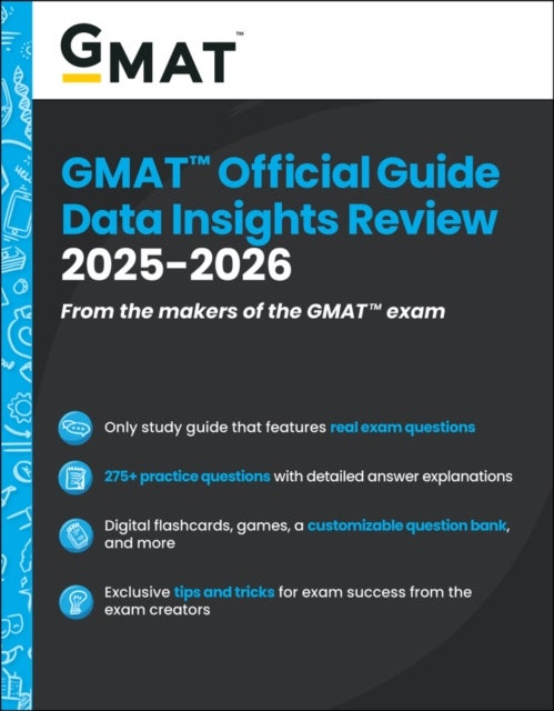 GMAT Official Guide Data Insights Review 2025–2026 : Book + Online Question Bank - Book + Online Question Bank