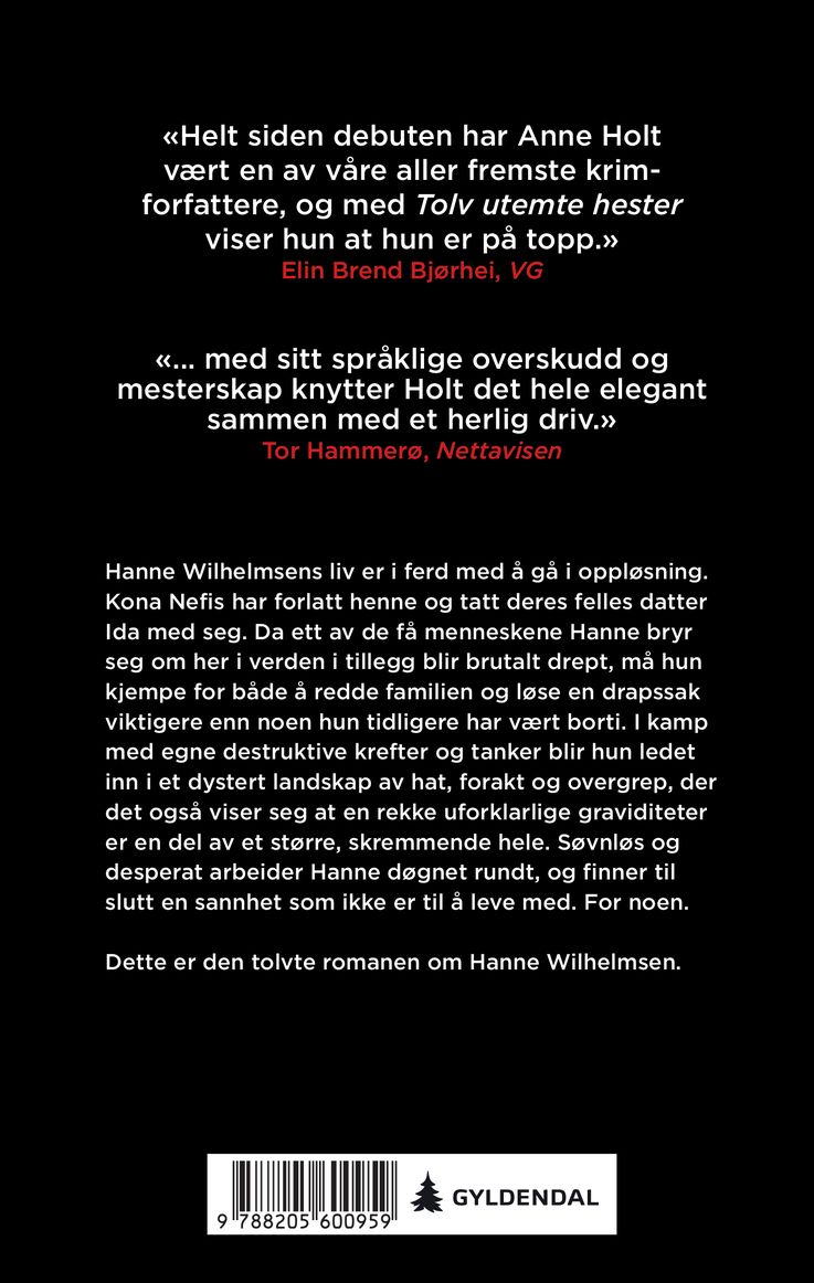 Tolv utemte hester