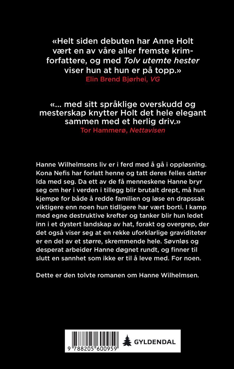 Tolv utemte hester