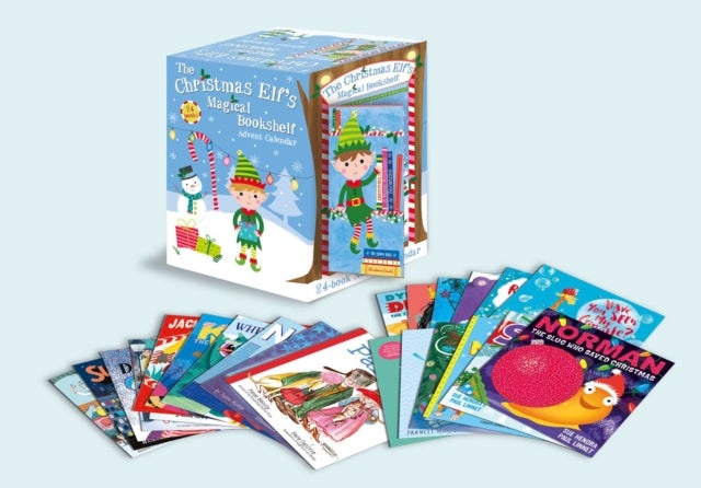 The Christmas Elf''s Magical Bookshelf Advent Calendar - Contains 24 books!