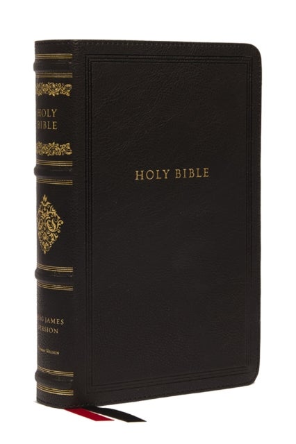 KJV Large Print Reference Bible, Black Leathersoft, Red Letter, Comfort Print, Thumb Indexed (Sovereign Collection) - Holy Bible, King James Version
