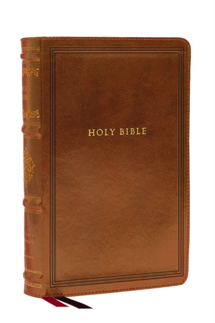 KJV Large Print Reference Bible, Brown Leathersoft, Red Letter, Comfort Print (Sovereign Collection) - Holy Bible, King James Version