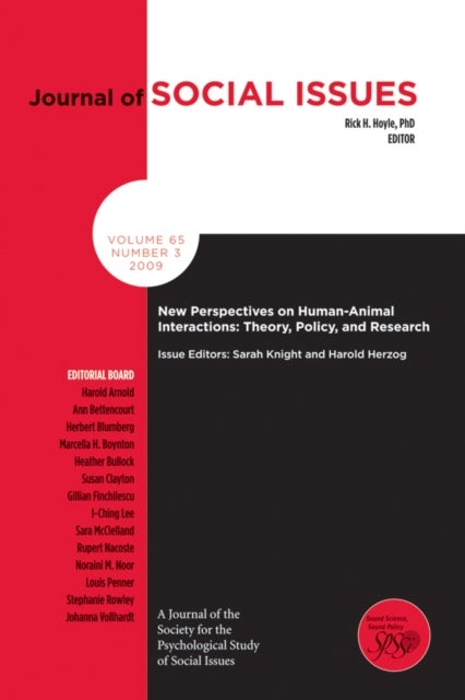 New Perspectives on Human-Animal Interactions - Theory, Policy, and Research