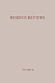Residue Reviews / Rückstands-Berichte
