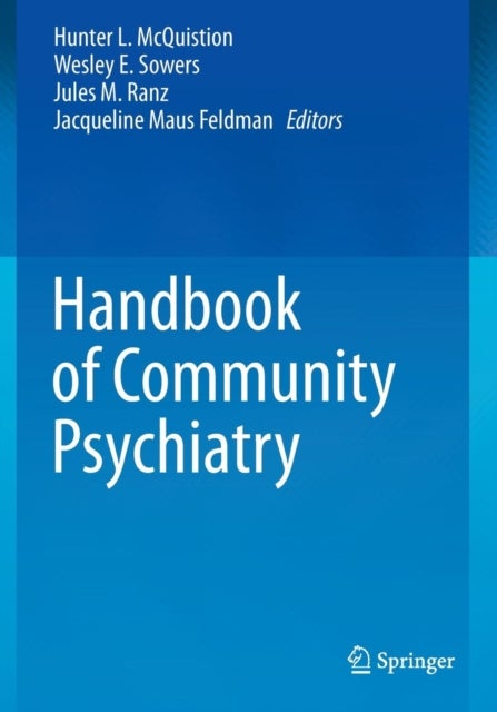 Handbook of Community Psychiatry