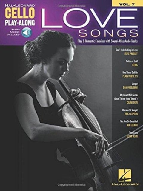 Love Songs - Cello Play-Along Volume 7