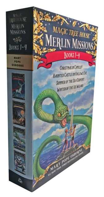 Magic Tree House Merlin Missions Books 1-4 Boxed Set - Christmas in Camelot; Haunted Castle on Hallows Eve; Summer of the Sea Serpent; Winter of the Ice Wizard