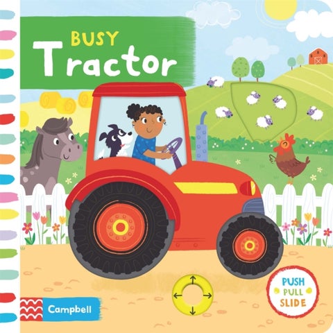 Busy Tractor - A Push, Pull, Slide Book