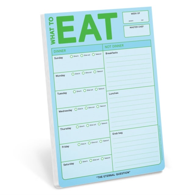 Knock Knock What to Eat Pad (Pastel Edition)