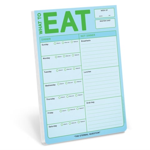 Knock Knock What to Eat Pad (Pastel Edition)