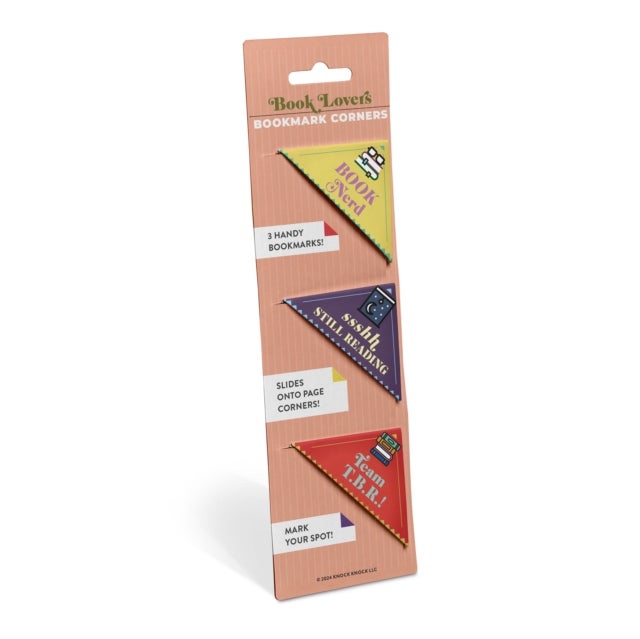Knock Knock Book Lovers Bookmark Corners