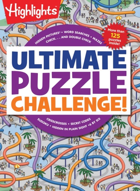 Ultimate Puzzle Challenge! - 125+ Brain Games for Kids, Mazes, Brain Teasers, Word Searches, Crossword Puzzles, Sudoku, Logic Puzzles and More, Kids Activity Book
