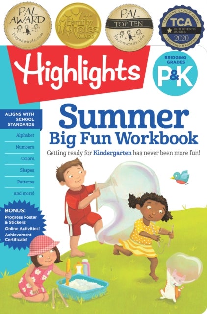 Summer Big Fun Workbook Bridging Grades P & K - Prep for Kindergarten Summer Activity Book, PreK to Kindergarten Summer Workbook with Alphabet, Numbers, Colors and More (Highlights Summer Learning)