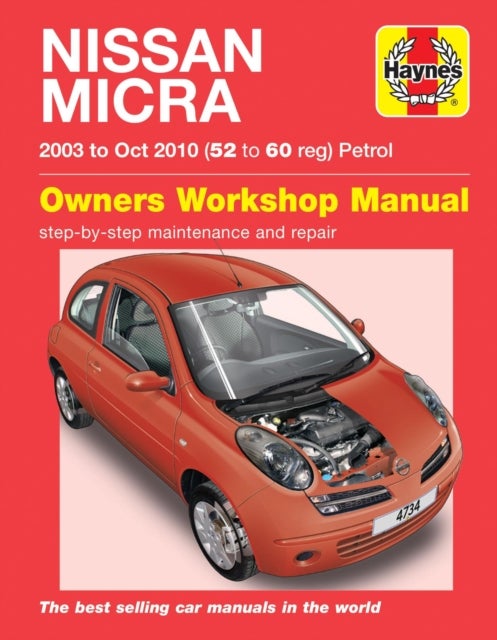 Nissan Micra (03 - Oct 10) Haynes Repair Manual - 45202
