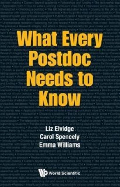 What Every Postdoc Needs to Know