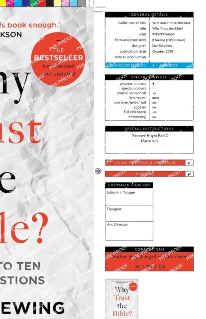 Why Trust the Bible? (Revised and updated) - Answers to Ten Tough Questions