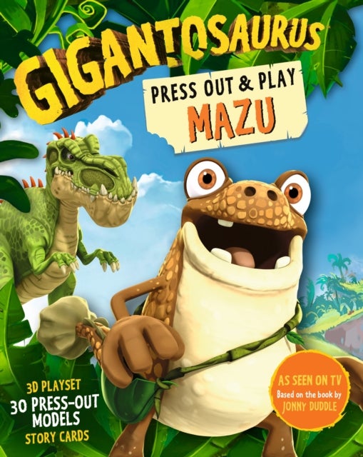 Gigantosaurus - Press Out and Play MAZU - A 3D playset with press-out models and story cards!