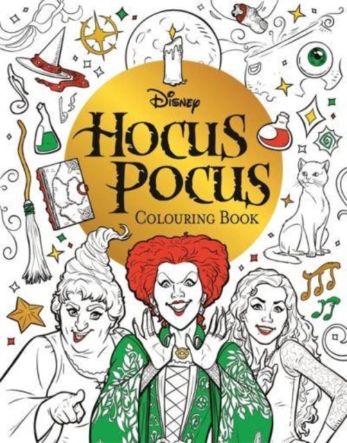 Disney Hocus Pocus Colouring Book - colour your way through Salem with the Sanderson sisters
