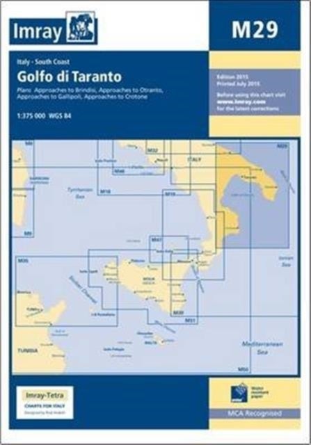 M29 Golfo di Taranto - Brindisi, Otranto, Gllipli, Crotone approaches