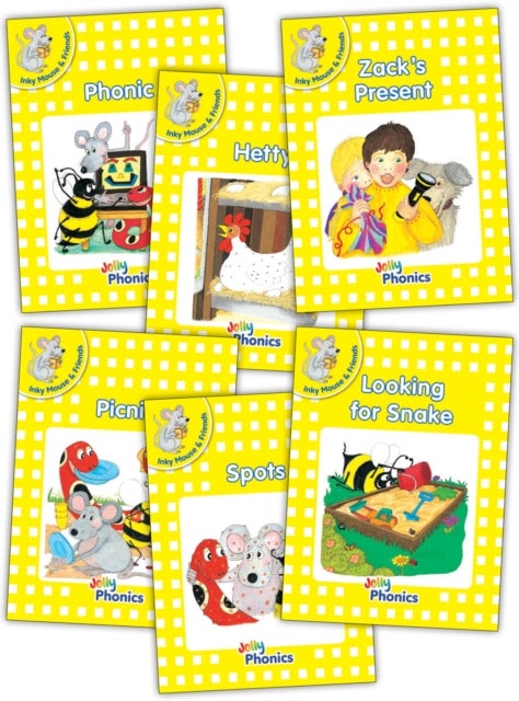 Jolly Phonics Readers, Inky & Friends, Level 2 - in Precursive Letters (British English edition)
