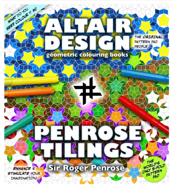 Altair Design - Penrose Tilings - Geometrical Colouring Book