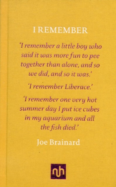 I Remember