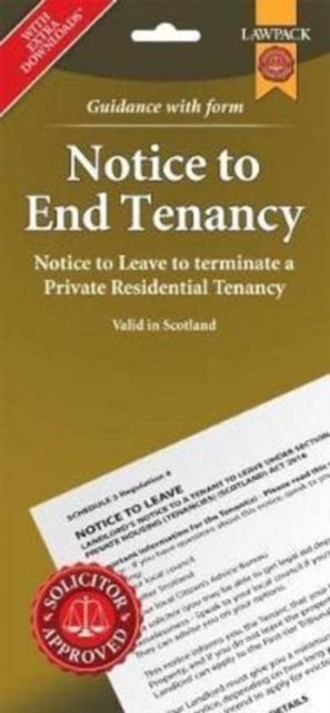 Notice to End Tenancy in Scotland - Notice to Leave to terminate a  Private Residential Tenancy