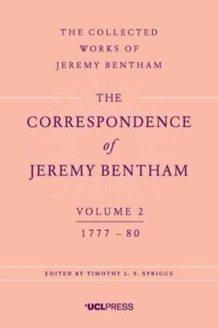 The Correspondence of Jeremy Bentham, Volume 2