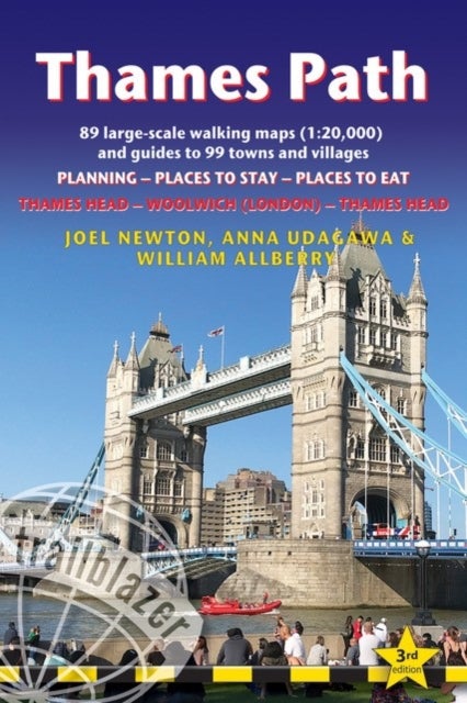 Thames Path (Trailblazer British Walking Guides) - Thames Head to Woolwich (London) & London to Thames Head: Planning, Places to Stay, Places to Eat