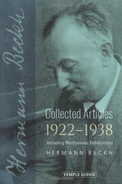 Collected Articles, 1922-1938 - Including Posthumous Publications