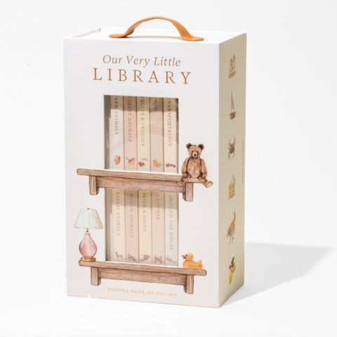 Our Very Little Library Board Book Set - A Foundational Language Vocabulary Board Book Set for Babies