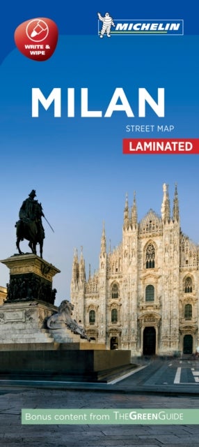 Milan - Michelin City Map 9213 - Laminated City Plan