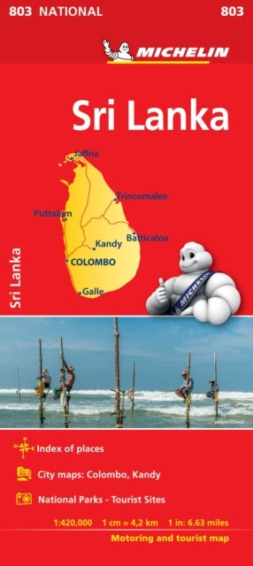 Sri Lanka National Map 803 - Map