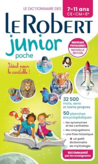 Le Robert Junior Poche - French monolingual dictionary for Juniors in paperback format