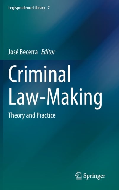 Criminal Law-Making - Theory and Practice